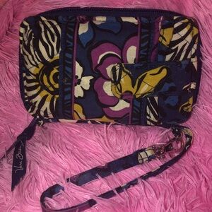Vera Bradley Blue Floral Clutch